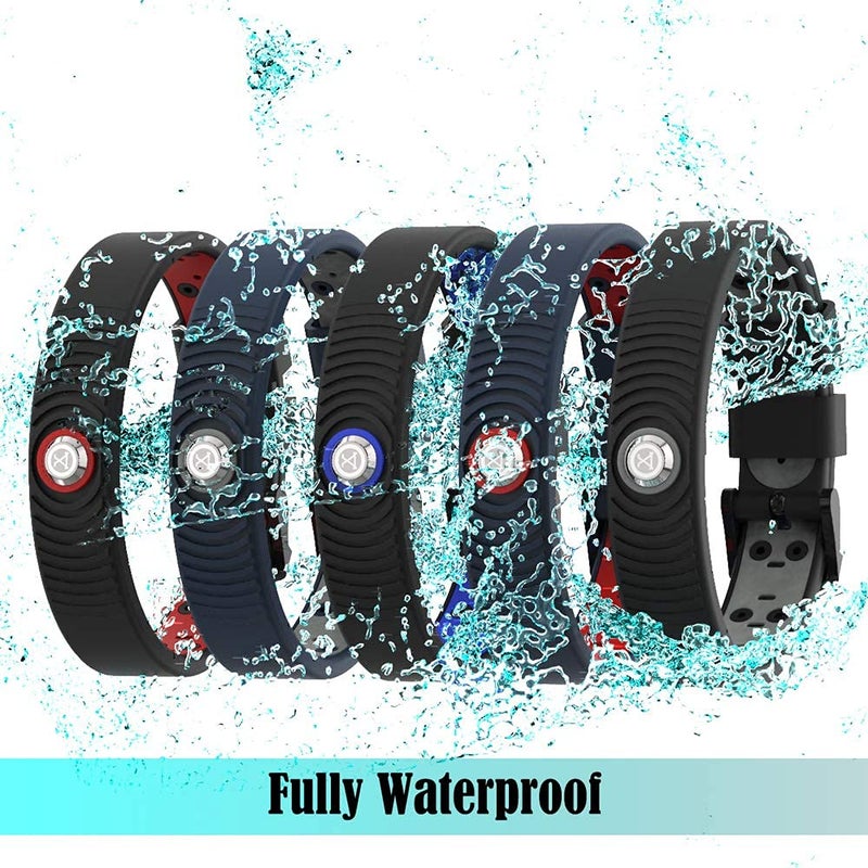 PROEXLÂ® 18 MAX Sports Magnetic Bracelet - Waterproof - Breathable Strap - Super Strength - (Black Red) - Image 4